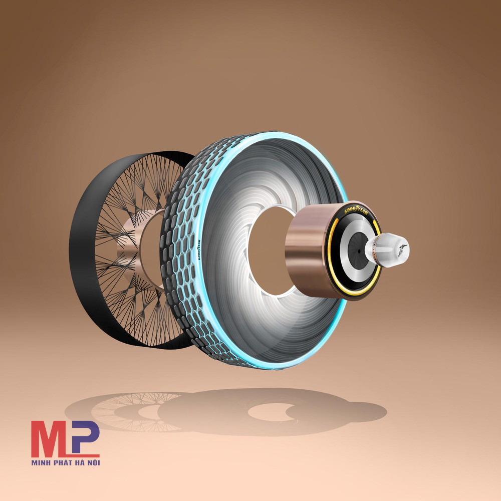 Lốp Goodyear thiết kế hệ thống gai khoá liên khối ba chiều