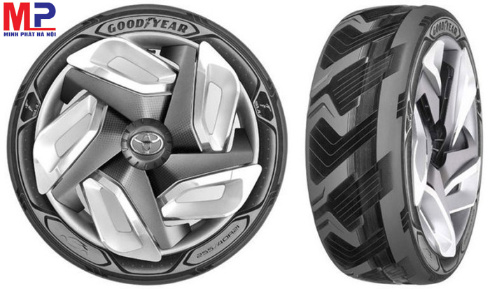 Lốp Goodyear có các viên nang có chức năng lấp đầy những chỗ hư hỏng của lốp
