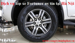 Lốp xe Toyota Fortuner tại Hà Nội tặng dịch vụ chăm sóc hiệu quả