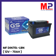 Ắc quy GS DIN45L-LBN (45Ah – 12v) khô giá bán, thay tại Hà Nội