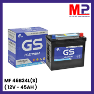 Ắc quy GS MF 55D23L (12V-60AH) giá bán, thay uy tín tại Hà Nội