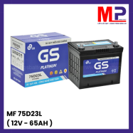 Ắc quy GS MF 55D23L (12V-60AH) giá bán, thay uy tín tại Hà Nội