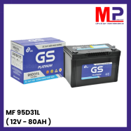 Ắc quy GS MF 95D31L (12V-80AH) giá bán, thay uy tín Hà Nội
