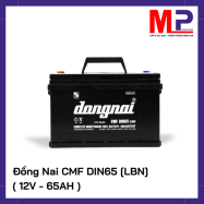 Ắc quy Đồng Nai 65ah – 12v (DIN65) giá bán thay tận nơi Hà Nội