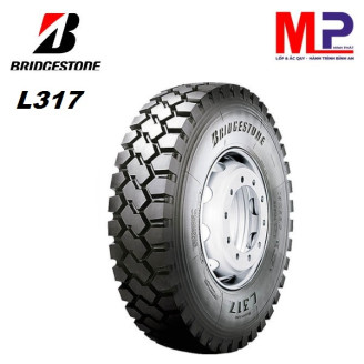 Lốp xe tải Bridgestone 12R225-L317-16pr-Thái giá bán tốt (bộ)