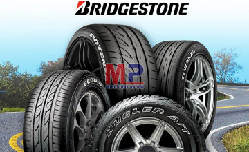 Các loại lốp Bridgestone được sử dụng nhiều với dòng xe du lịch