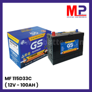 Ắc quy GS MF115D33V (12V-100AH) cọc vít giá bán tại Hà Nội