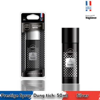 Nước hoa xịt Aroma Car Prestige Spray 50ml – Silver/ACPS03