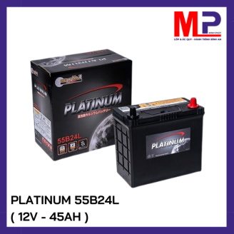 Ắc quy Platinum 55B24L (12V-45Ah) thay, lắp giá tốt Hà Nội