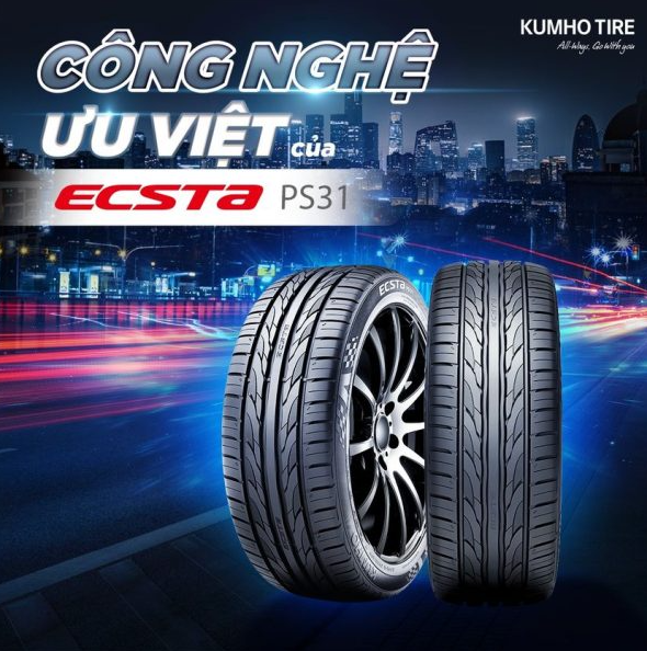 Lốp Kumho 245/40R18 PS31 giá bán, thay lắp uy tín tại Hà Nội