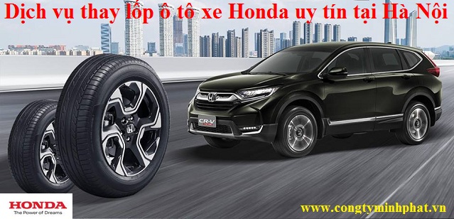 Thay lốp xe ô tô Honda giá bao nhiêu tiền  websosanhvn