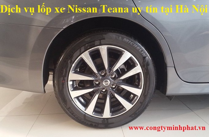 Lốp xe Nissan Teana tại Cầu Giấy - Hà Nội
