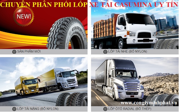Phân phối lốp xe tải Casumina tại Mỹ Đức - Hà Nội
