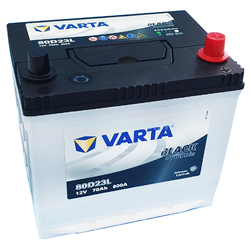 Ắc quy Varta - 80D23L phù hợp với nhiều dòng ô tô được sử dụng phổ biến