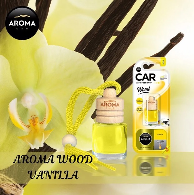 Tinh dầu treo Aroma Car Wood 6ml – Vanilla/ACW6-06