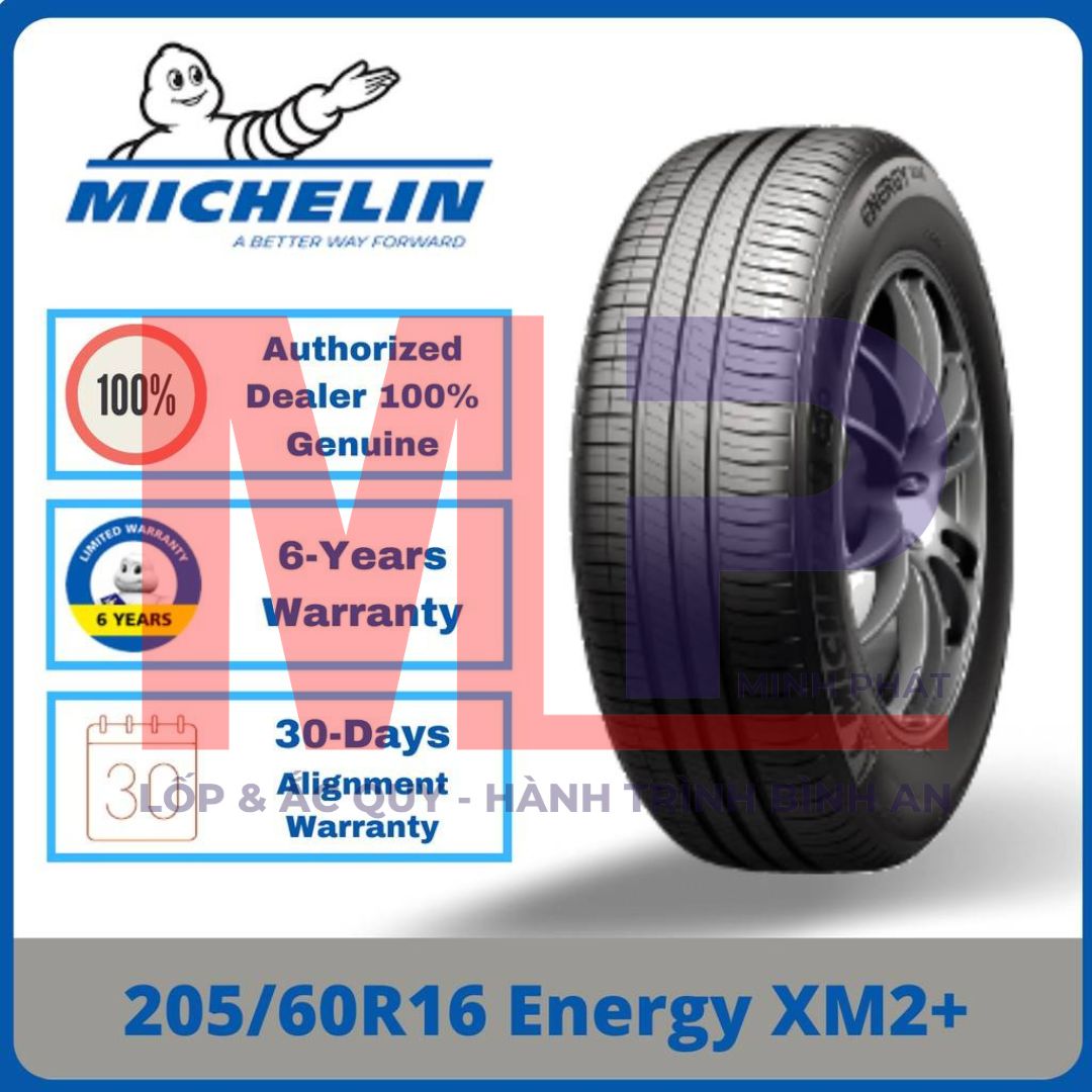 Michelin Energy XM2 205/60R16 - An toàn, tiết kiệm nhiên liệu và đáng tin cậy