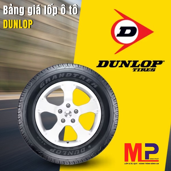 Minh họa đọc thông tin lốp Dunlop trước khi mua
