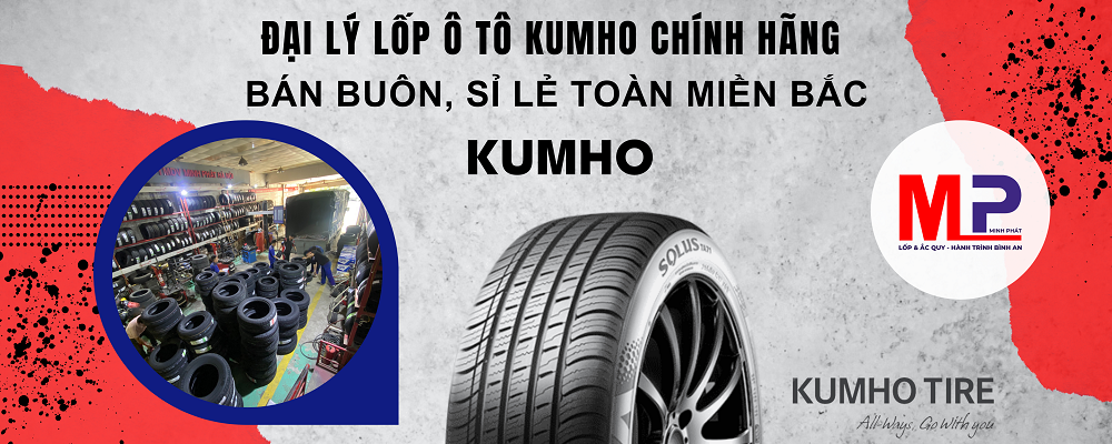 Đại lý lốp ô tô Kumho chính hãng - bán buôn, sỉ lẻ toàn miền Bắc