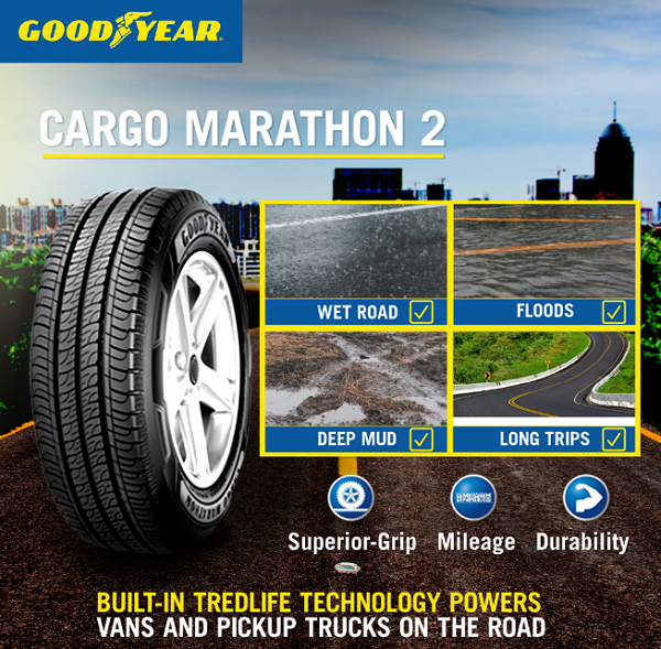 Lốp Goodyear 195/75R16C Cargo Marathon 2 giá thay tại Hà Nội