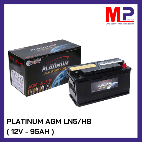 Ắc quy Platinum AGM LN5/H8 (12V-95Ah)