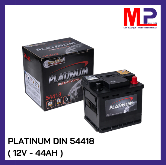 Ắc quy Platinum DIN 54418 (12V-44Ah) 