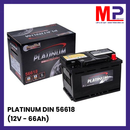 Ắc quy Platinum DIN 56618 (12V-66Ah)