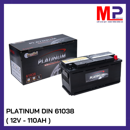 Ắc quy Platinum DIN 61038 (12V-110Ah)