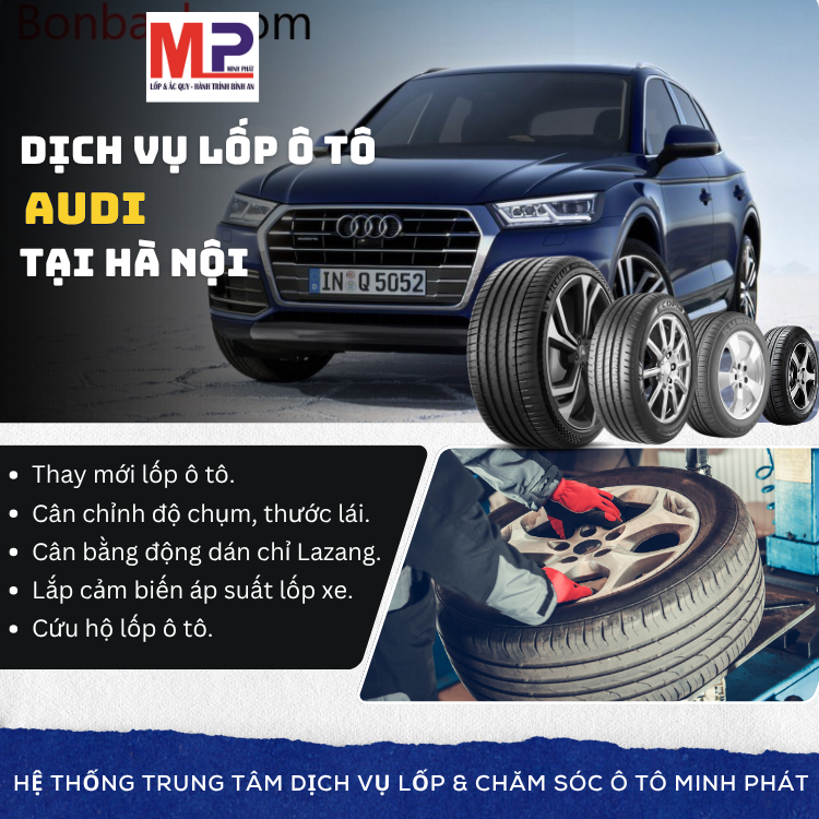 Lốp cho xe Audi tại Hà Nội