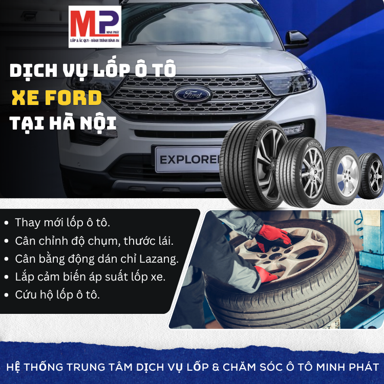 Lốp cho xe Ford tại Hà Nội