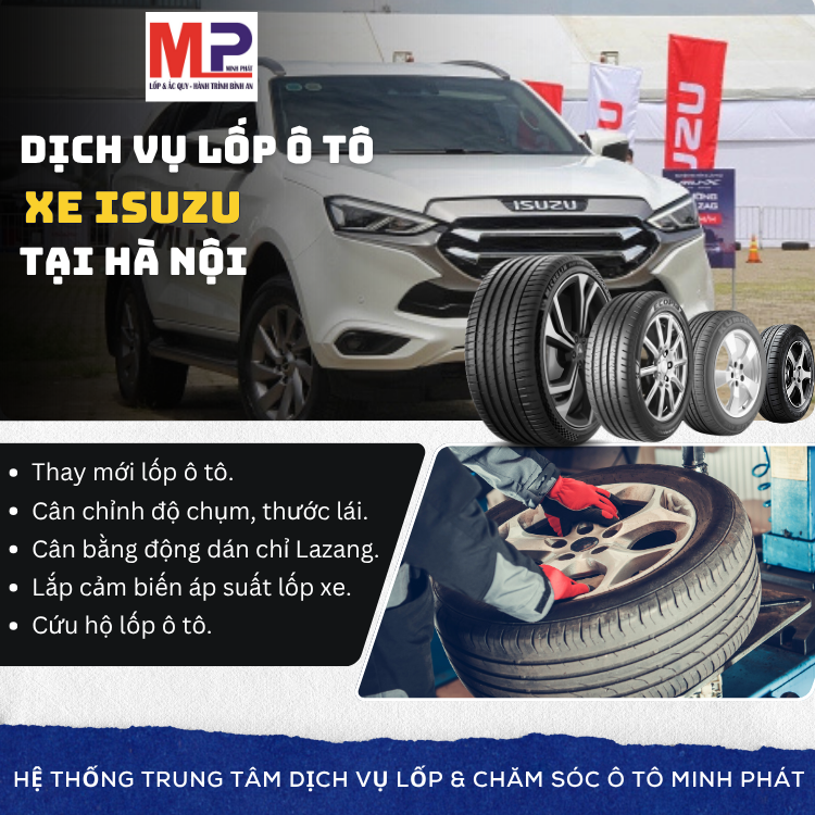 Lốp cho xe Isuzu tại Hà Nội