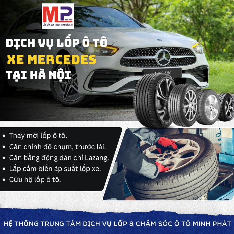 Lốp cho xe Mercedes tại Hà Nội