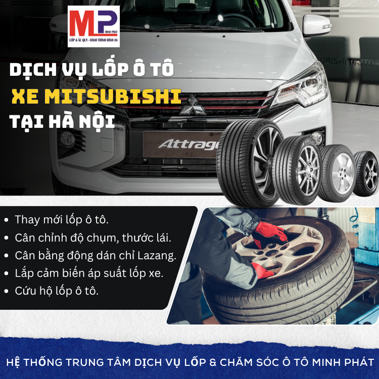 Lốp cho xe Mitsubishi tại Hà Nội