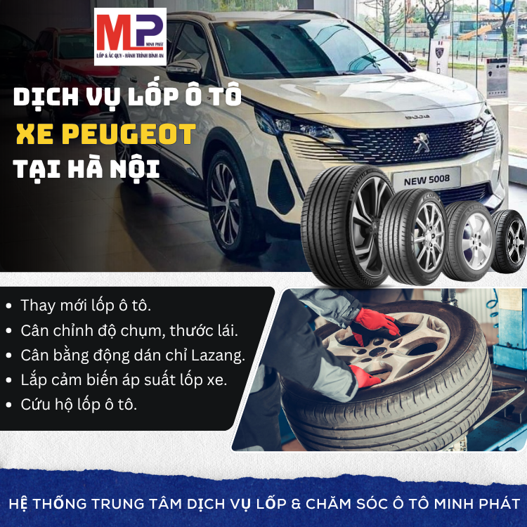 Lốp cho xe Peugeot tại Hà Nội