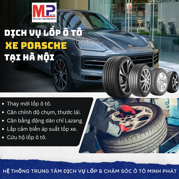 Lốp cho xe Porsche tại Hà Nội