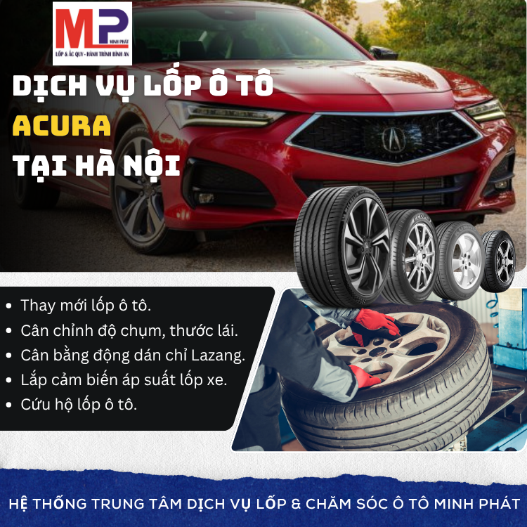 Lốp cho xe Acura tại Hà Nội