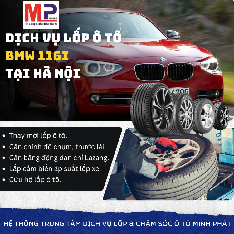 Lốp ô tô cho xe BMW 116i tặng gói chăm sóc xe tại Hà Nội [new]