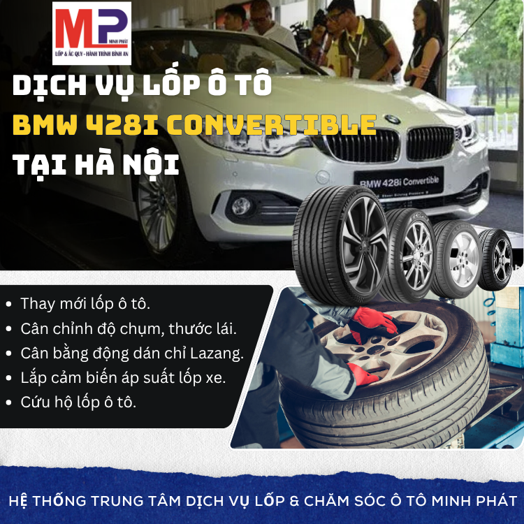 Lốp ô tô cho xe BMW 428i tặng gói chăm sóc xe tại Hà Nội [new]
