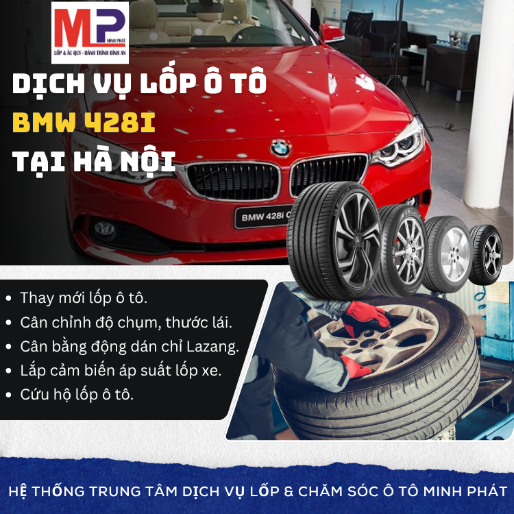 Lốp ô tô cho xe BMW 428i tặng gói chăm sóc xe tại Hà Nội [new]