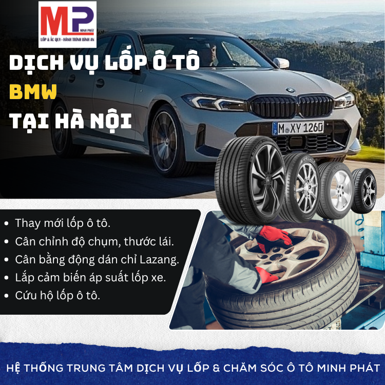 Lốp xe BMW - Trung tâm cứu hộ, thay lắp uy tín tại Hà Nội