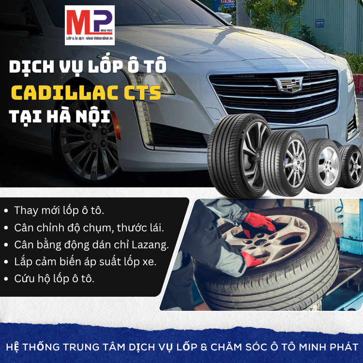 Lốp ô tô cho xe Cadillac CTS
