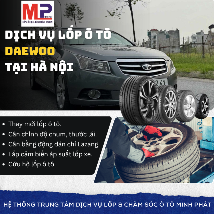 Lốp cho xe Daewoo tại Hà Nội
