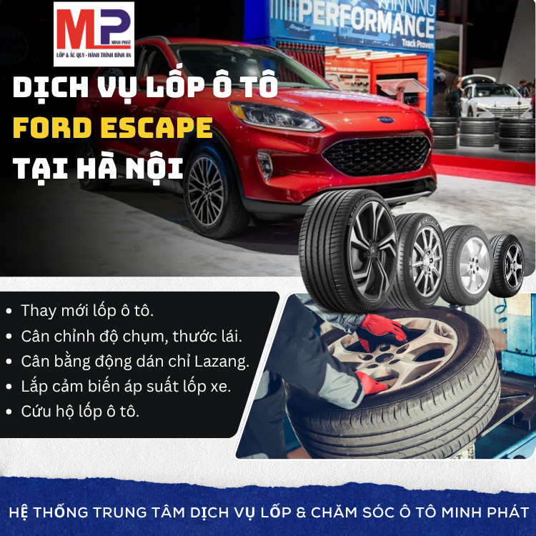 Lốp ô tô cho xe Ford Escape tặng gói chăm sóc xe tại Hà Nội [new]