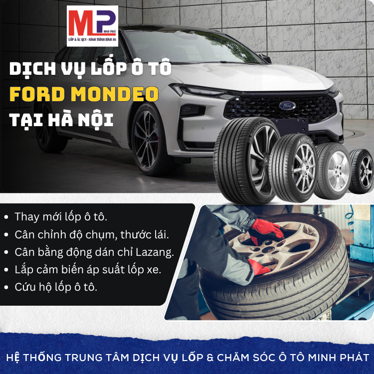 Lốp ô tô cho xe Ford Mondeo tặng gói chăm sóc tại Hà Nội [new]
