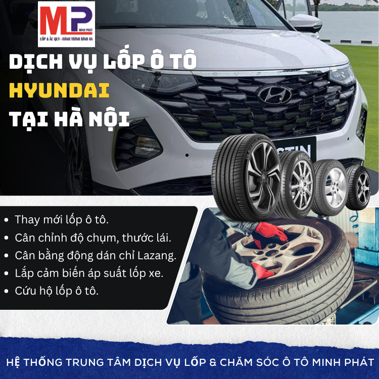 Lốp cho xe Hyundai tại Hà Nội
