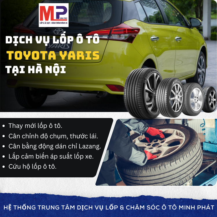 Lốp xe Toyota Yaris tại Hà Nội