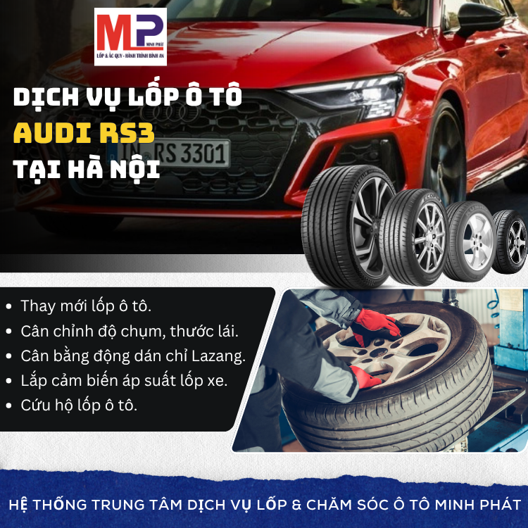 Lốp ô tô cho xe Audi RS3 - tặng gói chăm sóc xe tại Hà Nội [new]