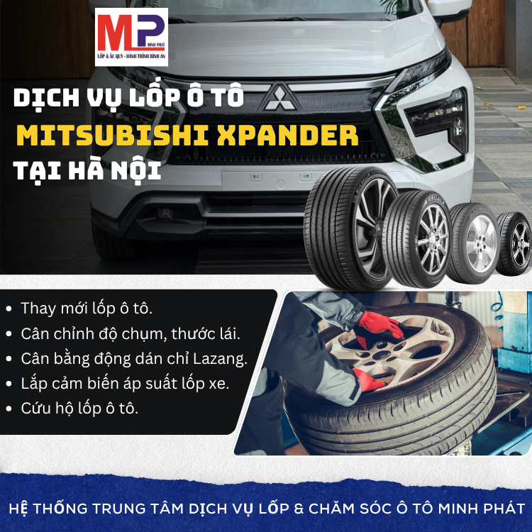 Lốp ô tô cho xe Mitsubishi Xpander - Trung tâm lốp uy tín tại Hà Nội