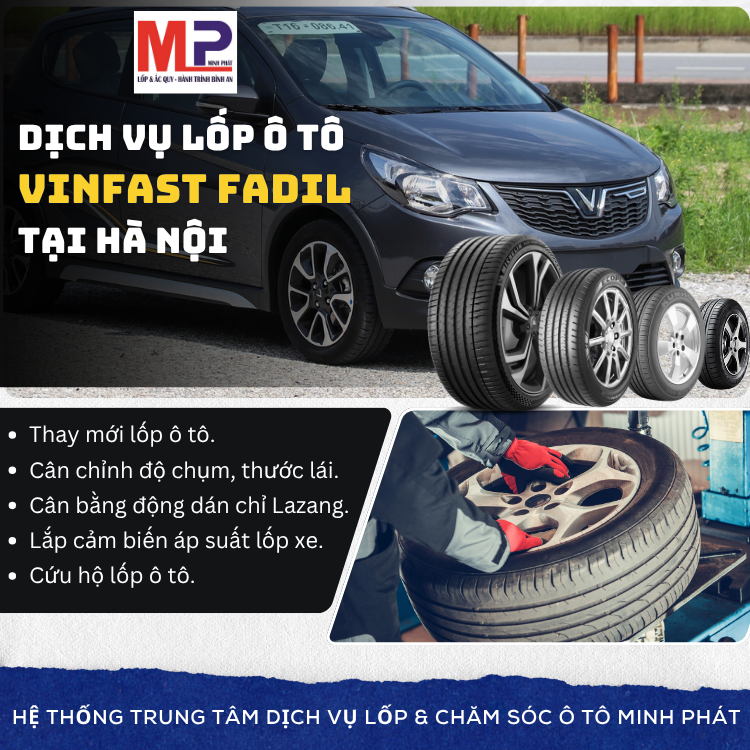 Lốp ô tô cho xe Vinfast Fadil - Trung tâm lốp xe uy tín tại Hà Nội
