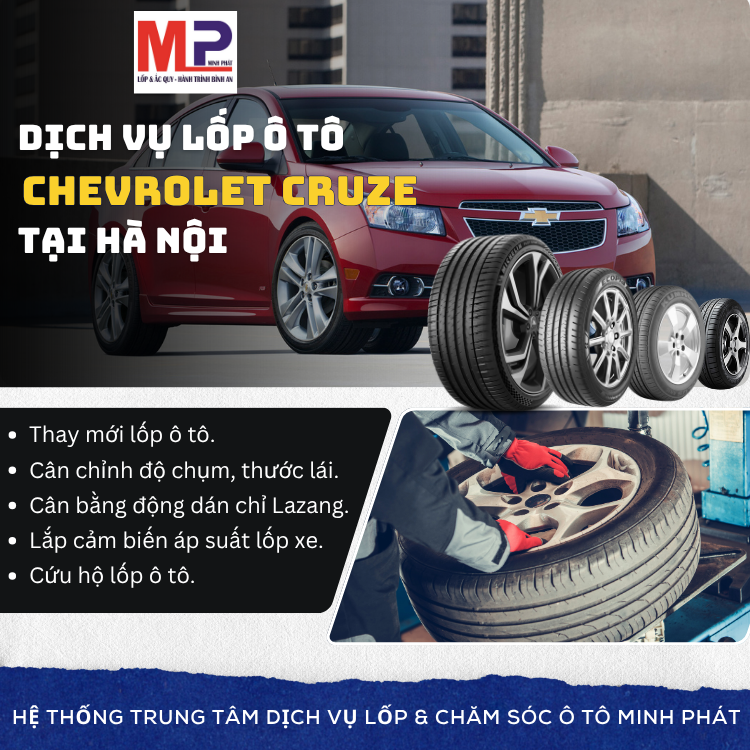 Lốp xe Chevrolet Cruze tại Hà Nội