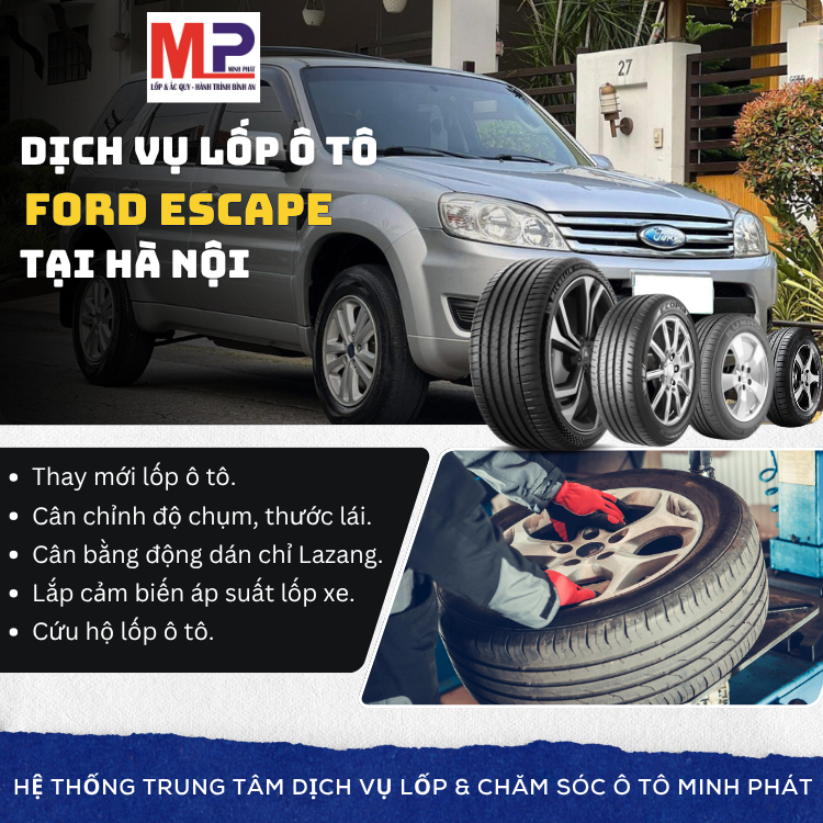 Lốp xe Ford Escape tại Hà Nội